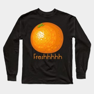 Fresh Orange Long Sleeve T-Shirt
